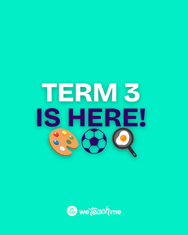 Term 3 back to school carousel featuring kids pottery, sketch club, cooking, and painting classes across Melbourne