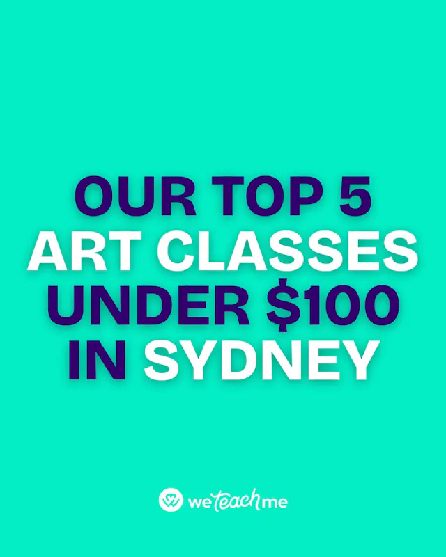 Sydney creative workshops under $100 carousel featuring Zine Making, Turkish Mosaic Lamp, Flowers in Winter, Watercolour Painting, and Colour of the Wildleaf